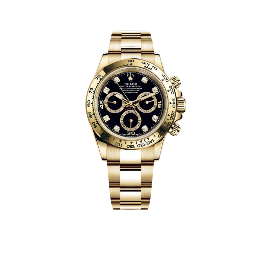Rolex Daytona 40mm 116508 Cosmograph Daytona 18K with Black Dial