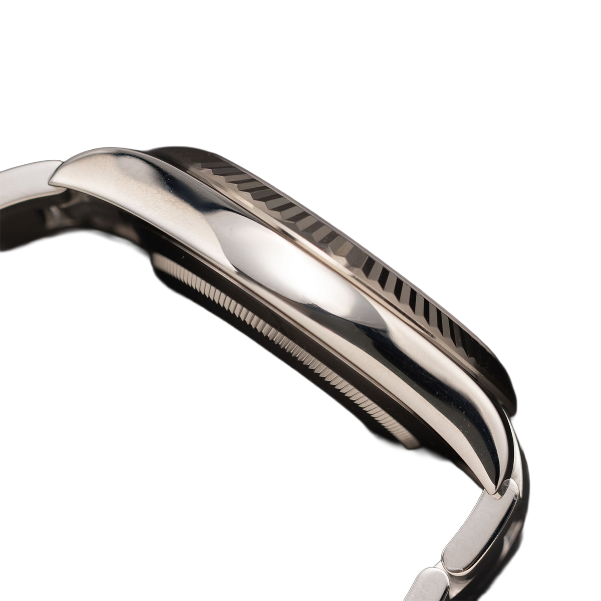 Rolex Datejust 116334 Fluted Bezel Watch 41mm Blue Index Dial