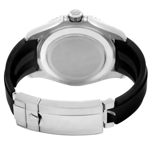 Rolex Yacht-Master 42mm White Gold and Diamond-Set / Black / Oysterflex