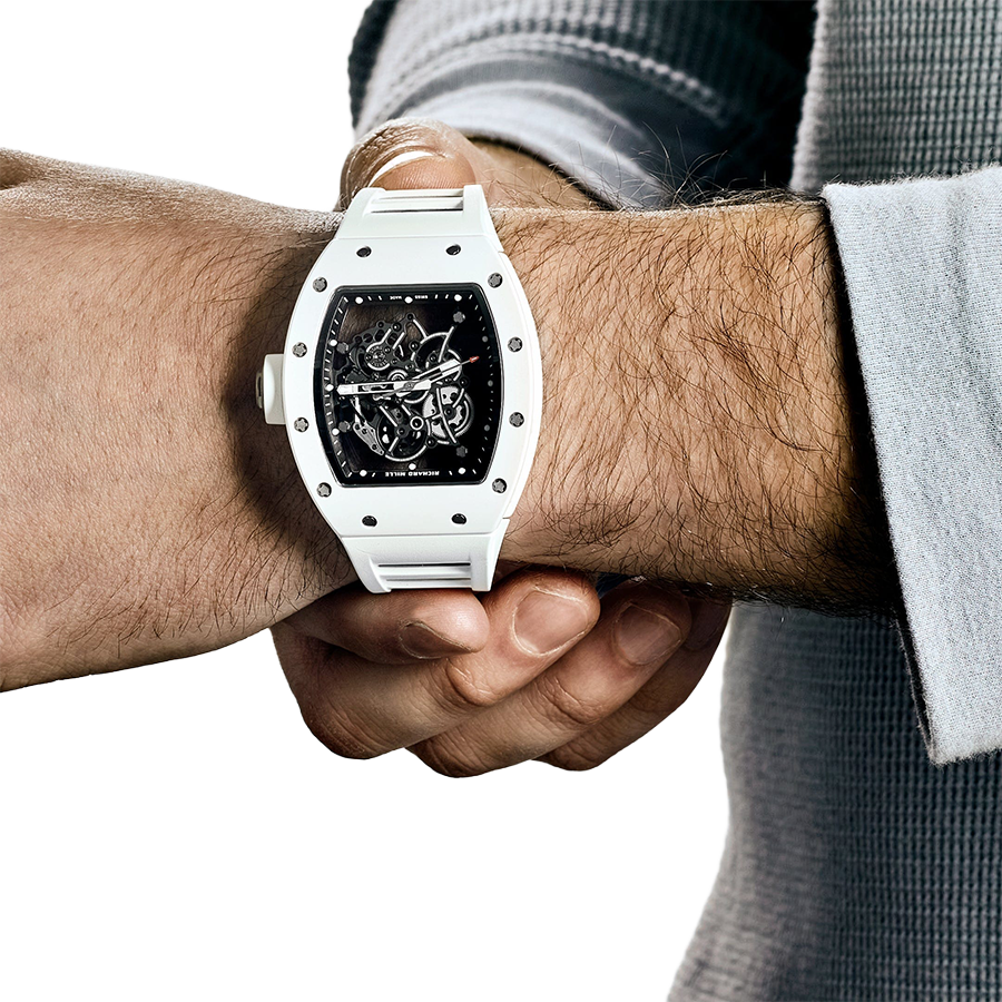 Richard Mille RM 055 Bubba Watson White Ceramic