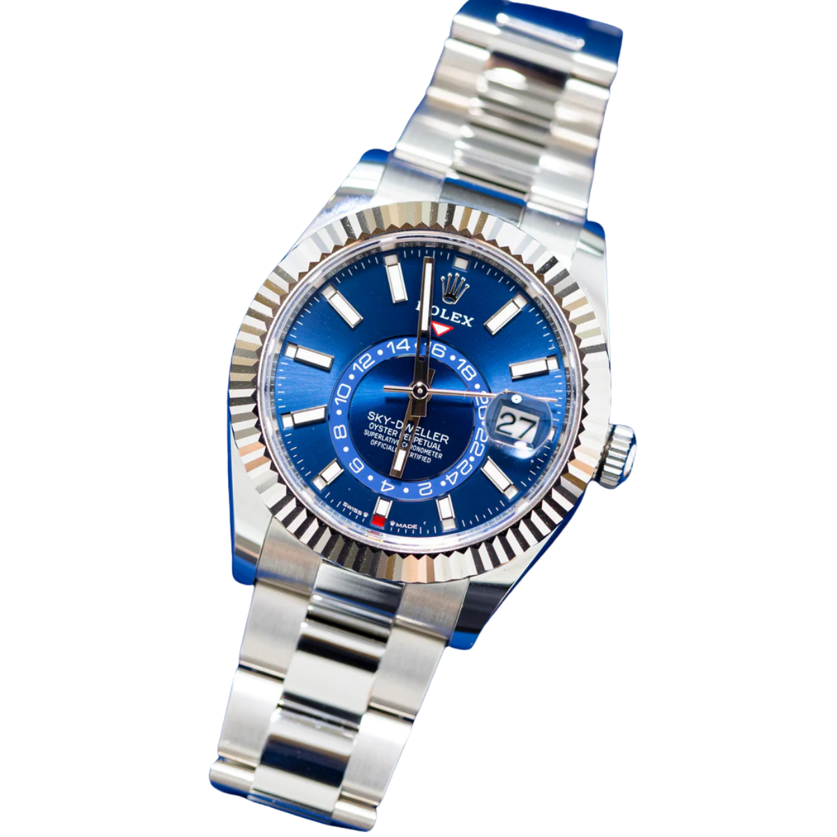 Rolex Sky-Dweller Stainless Steel Blue Dial Oyster 336934-0005 New