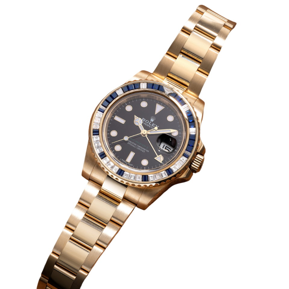 Rolex GMT-Master II 116758SA Yellow Gold Oyster Bracelet 40mm