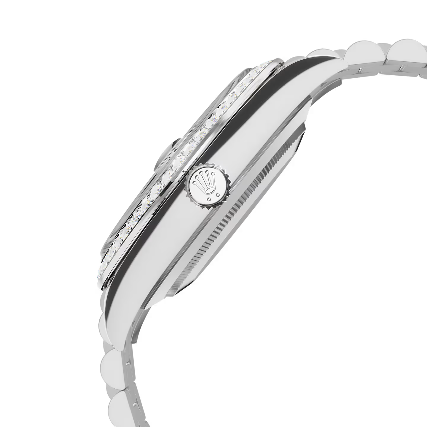 Rolex Day-date Oyster Perpetual 40mm White Gold Blue Ombré Dial, Diamond-set bezel M228349RBR-0045