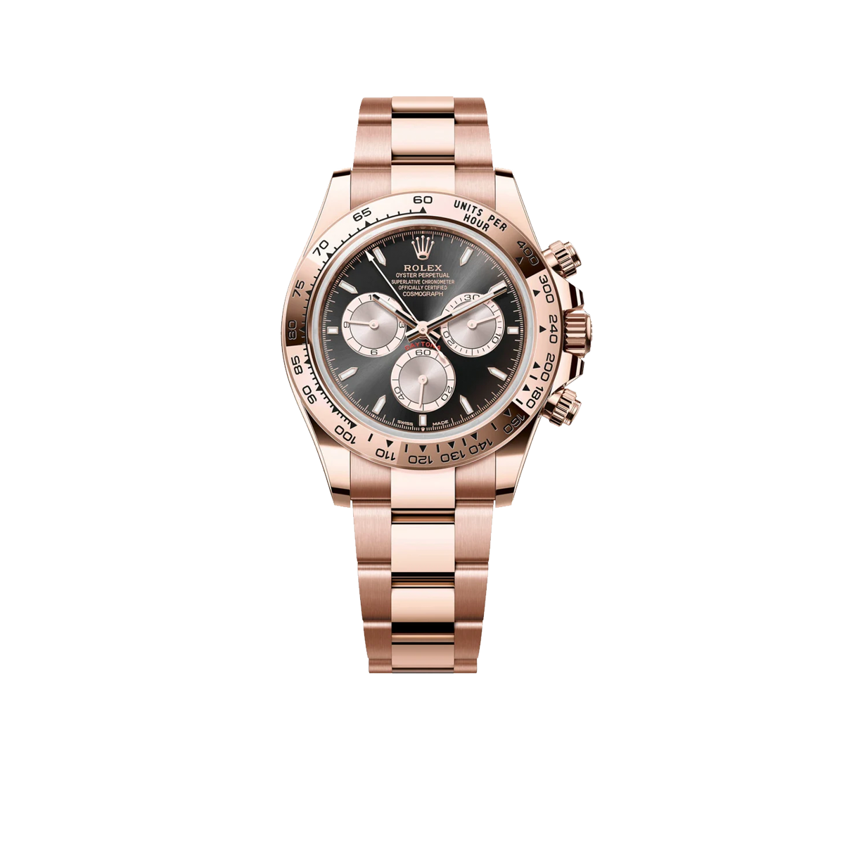 Rolex Cosmograph Daytona 40mm Everose Gold Black Dial – 126505