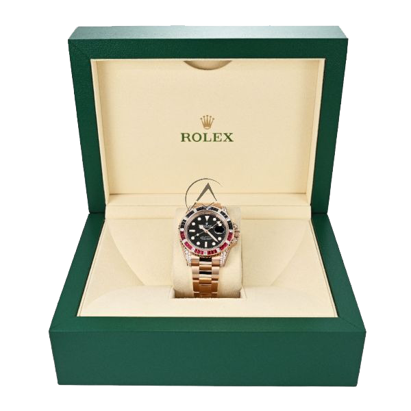 Rolex GMT-Master II 40mm Everose Diamond 126755SARU