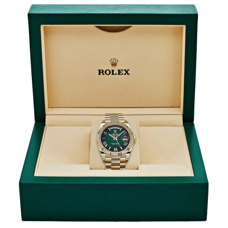 Rolex Day-Date 228238 Green Smoke Dial 40mm