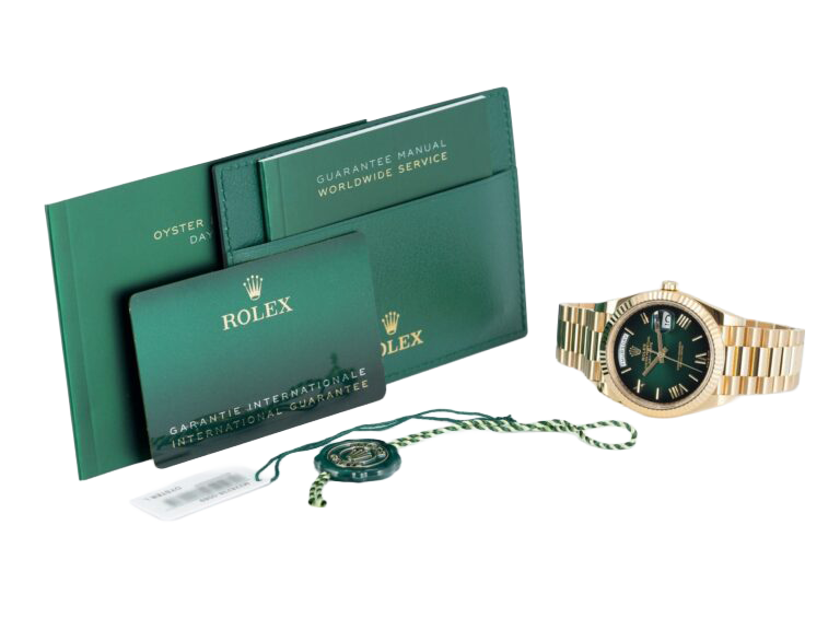 Rolex Day-Date 228238 Green Smoke Dial 40mm