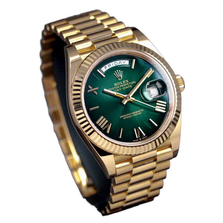 Rolex Day-Date 228238 Green Smoke Dial 40mm