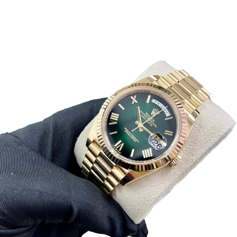 Rolex Day-Date 228238 Green Smoke Dial 40mm