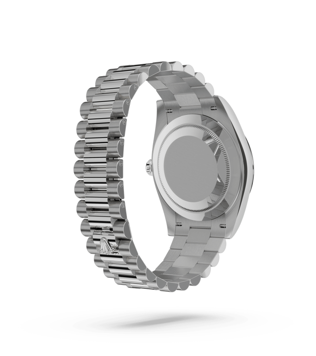 Rolex Day-date Oyster Perpetual 40mm White Gold Blue Ombré Dial, Fluted bezel M228239-0076