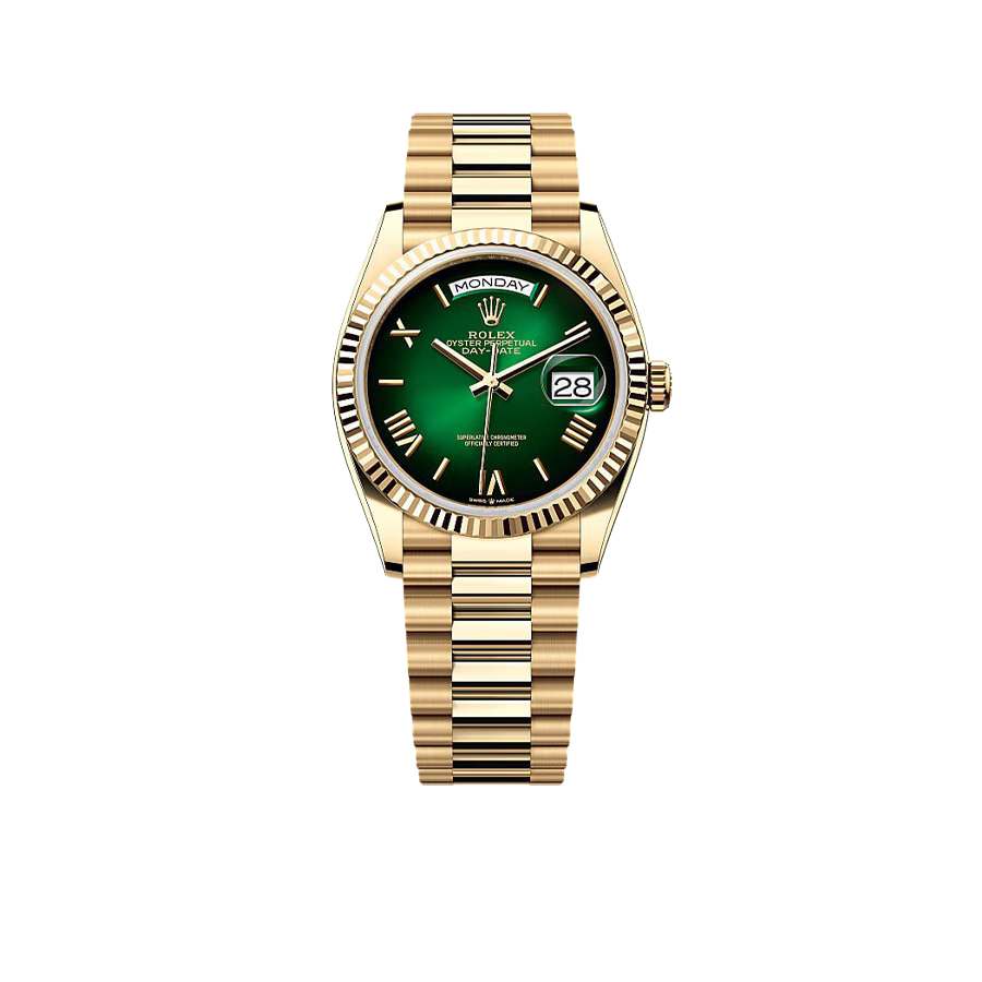 Rolex Day-Date 228238 Green Smoke Dial 40mm