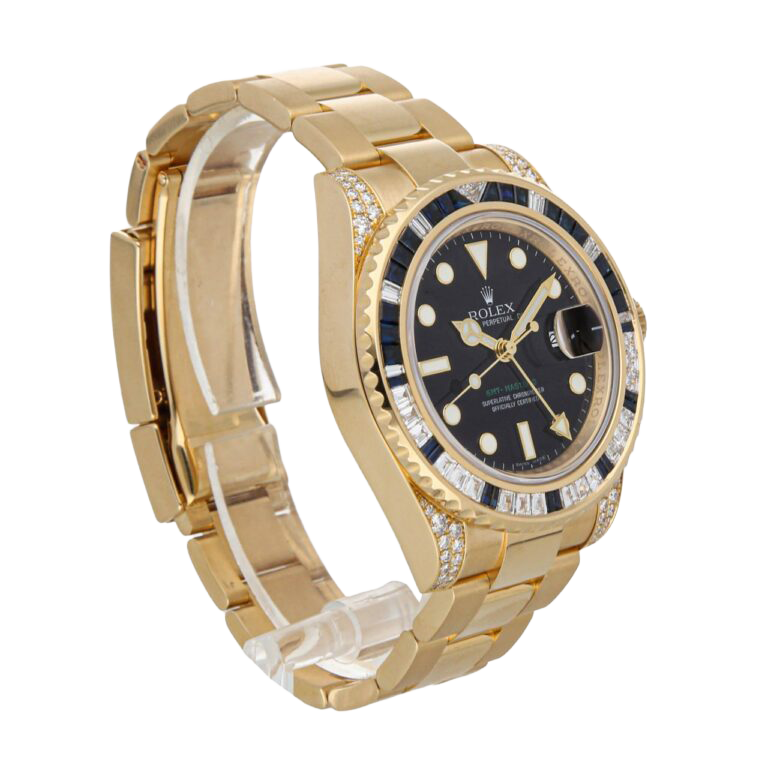 Rolex GMT-Master II 116758SA Yellow Gold Oyster Bracelet 40mm