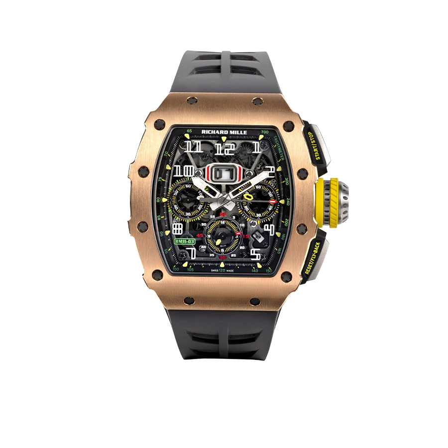 Richard Mille RM 11-03 Rose Gold & Titanium, Skeleton Dial, 50 mm