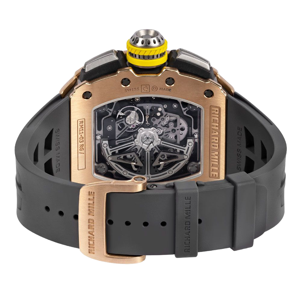 Richard Mille RM 11-03 Rose Gold & Titanium, Skeleton Dial, 50 mm