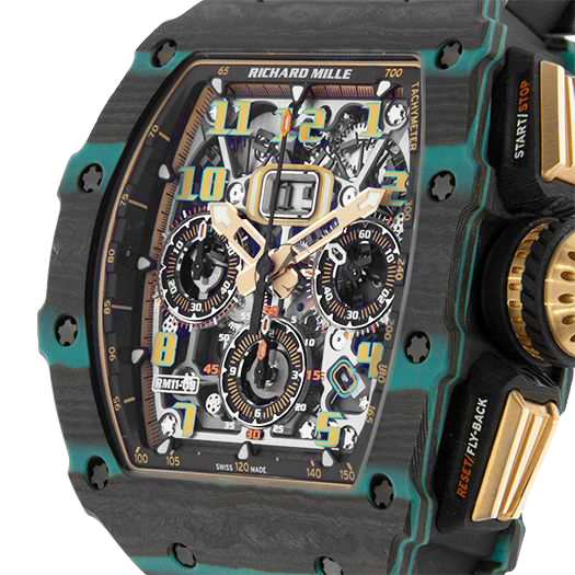 Richard Mille RM 11-03 Turquoise Quartz TPT, “Ultimate Edition”, Skeleton Dial, 50 mm