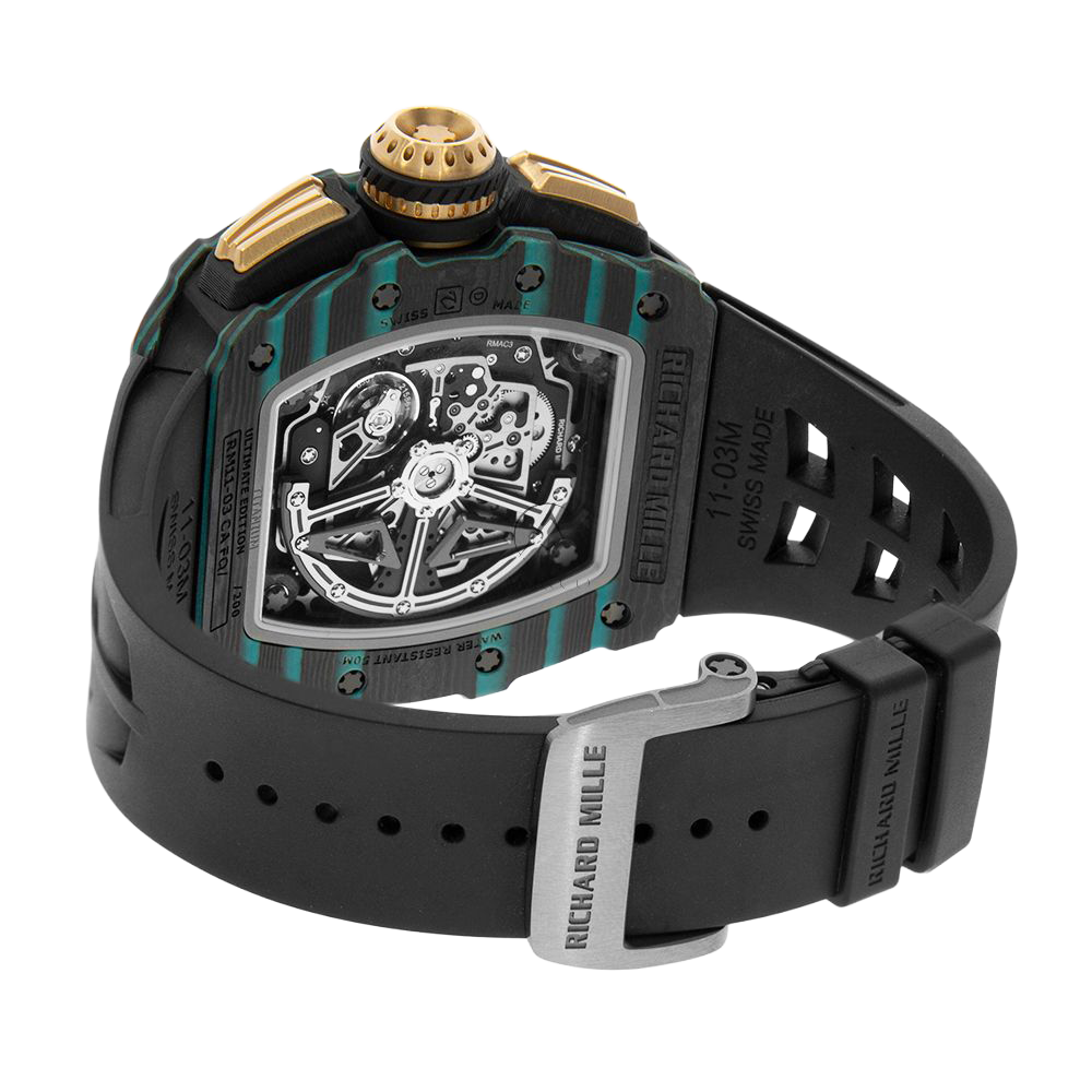 Richard Mille RM 11-03 Turquoise Quartz TPT, “Ultimate Edition”, Skeleton Dial, 50 mm