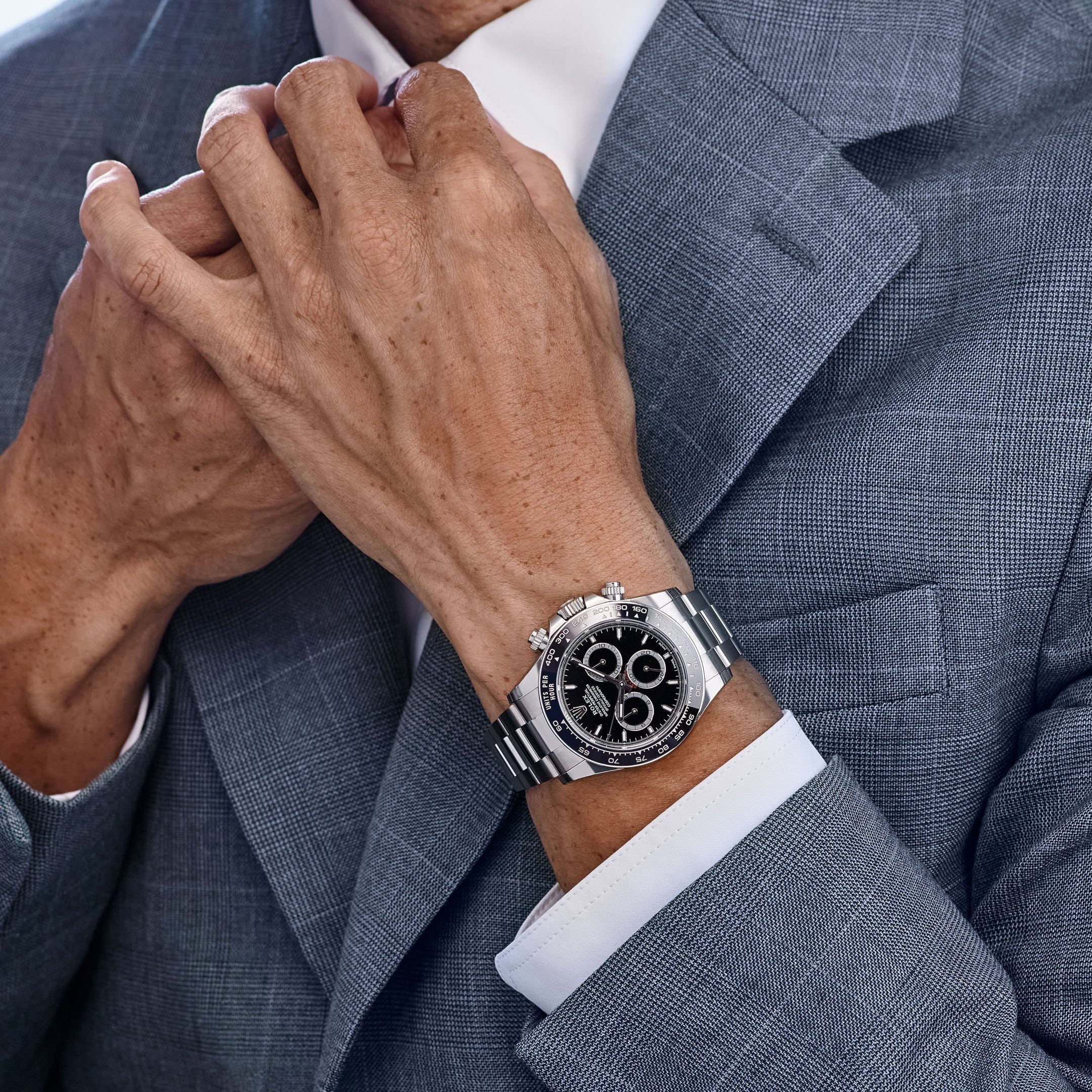 Rolex Daytona Panda 40mm Chronograph Black Dial Mens Watch M126500LN-0002