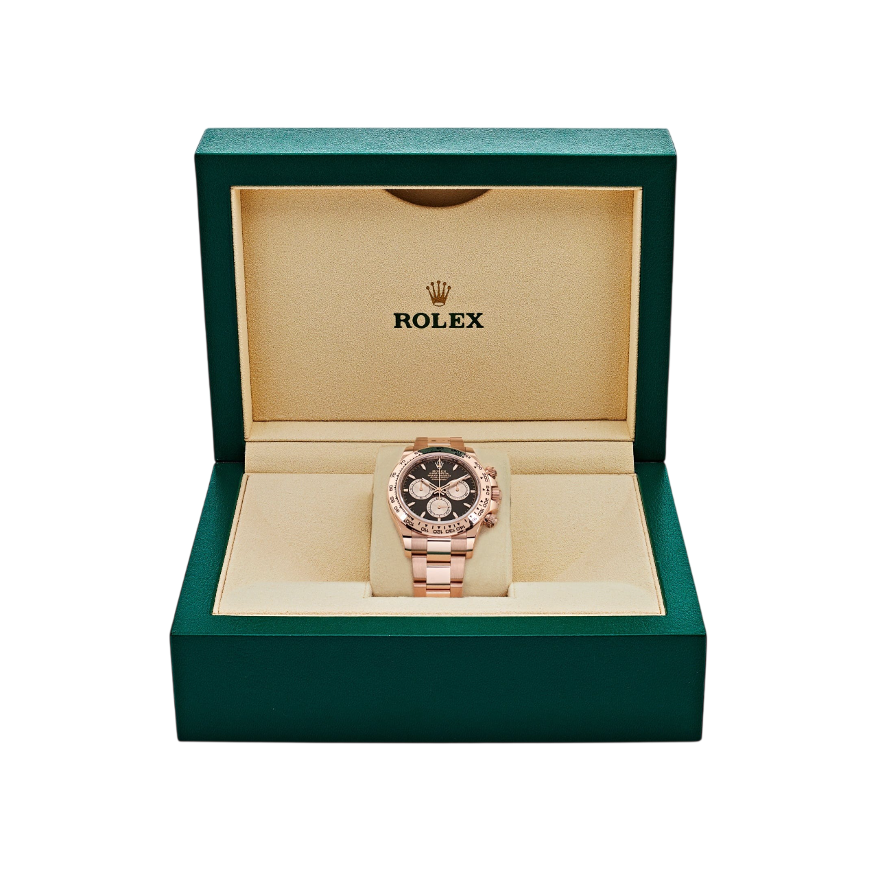 Rolex Cosmograph Daytona 40mm Everose Gold Black Dial – 126505