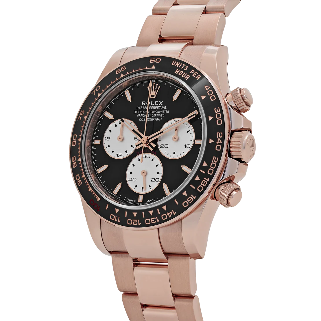 Rolex Daytona 40mm ‘Le Mans’ Rose Gold Bright Black Dial (2025) 126525LN