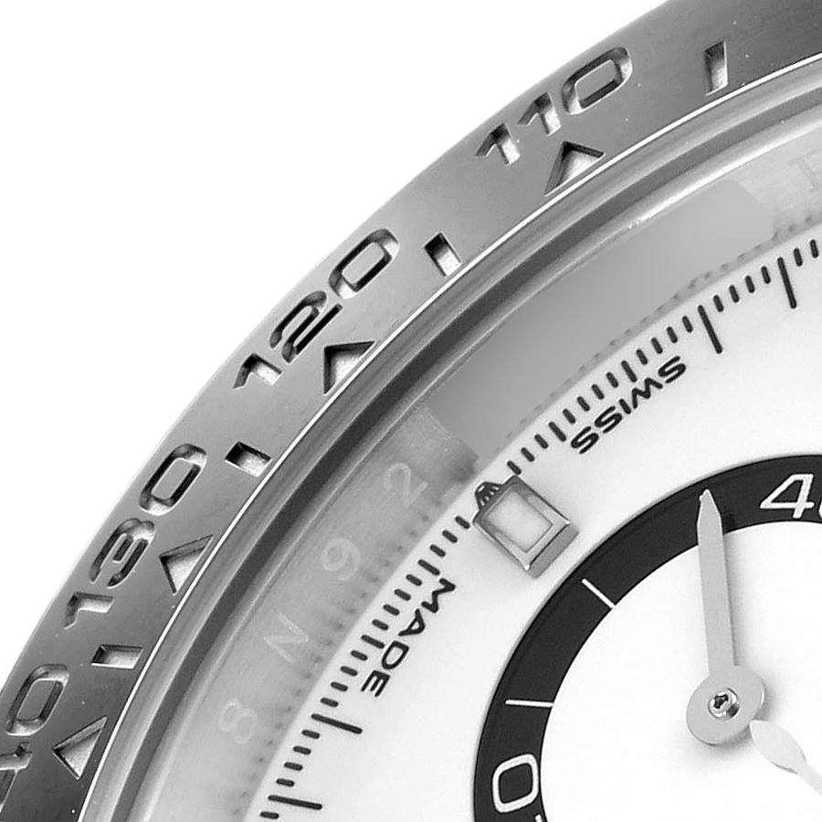 Rolex Daytona 40mm Stainless Steel White Panda Dial 126500