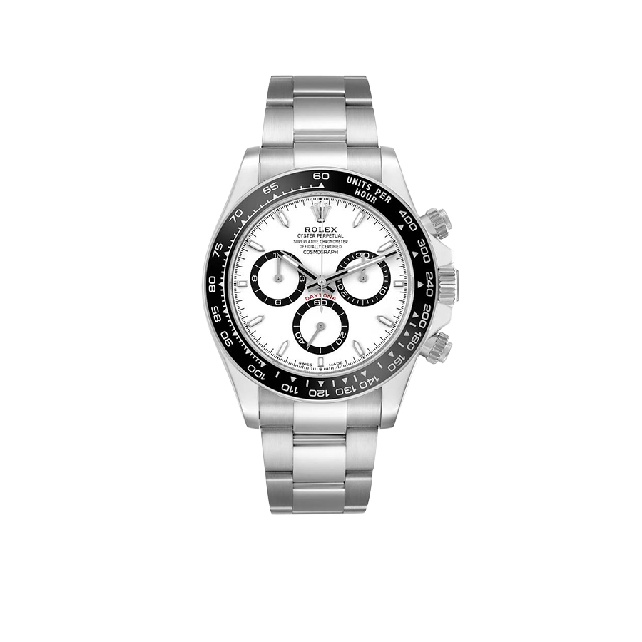 Rolex Daytona 40mm Stainless Steel White Panda Dial 126500
