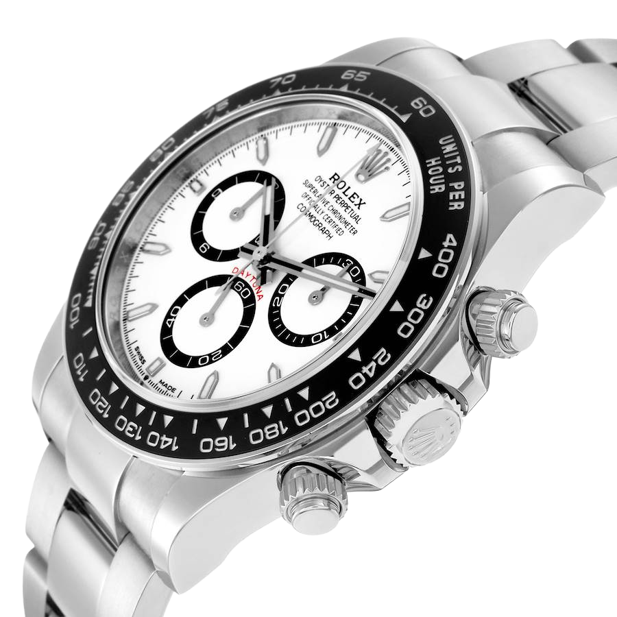 Rolex Daytona 40mm Stainless Steel White Panda Dial 126500