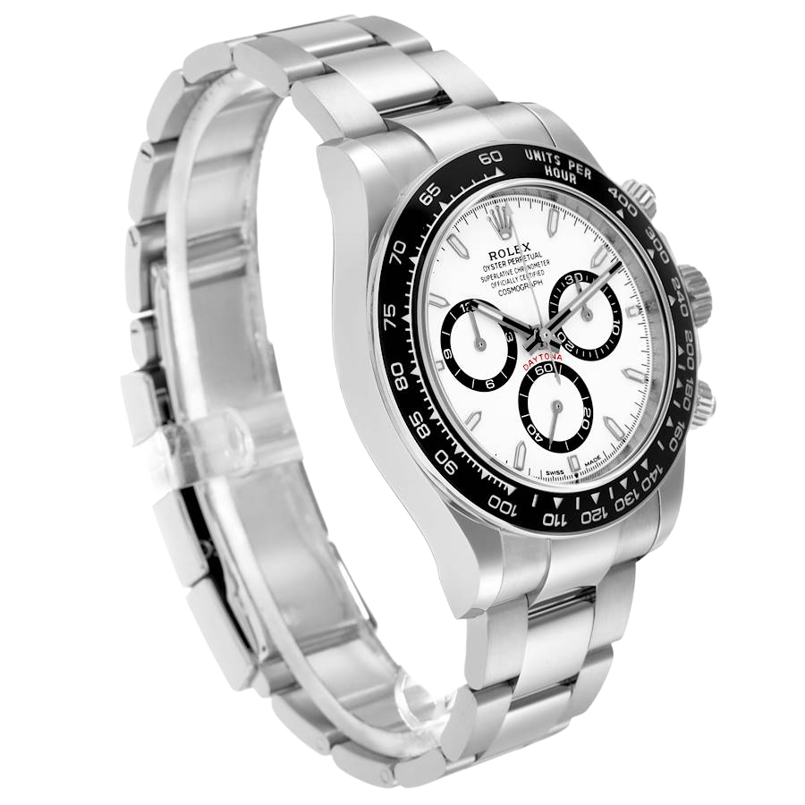 Rolex Daytona 40mm Stainless Steel White Panda Dial 126500