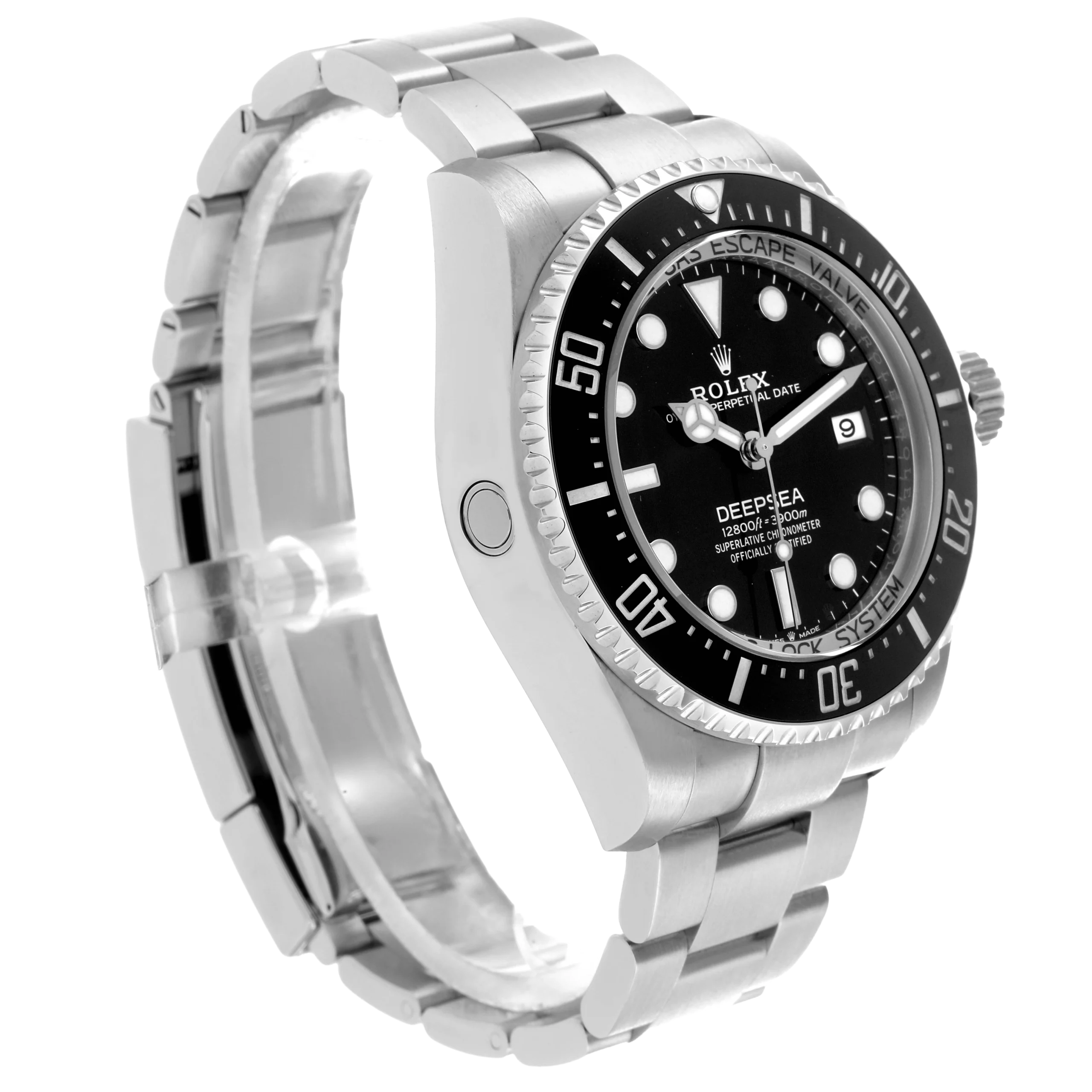 Rolex Seadweller Deepsea Black Dial Steel Mens Watch 136660