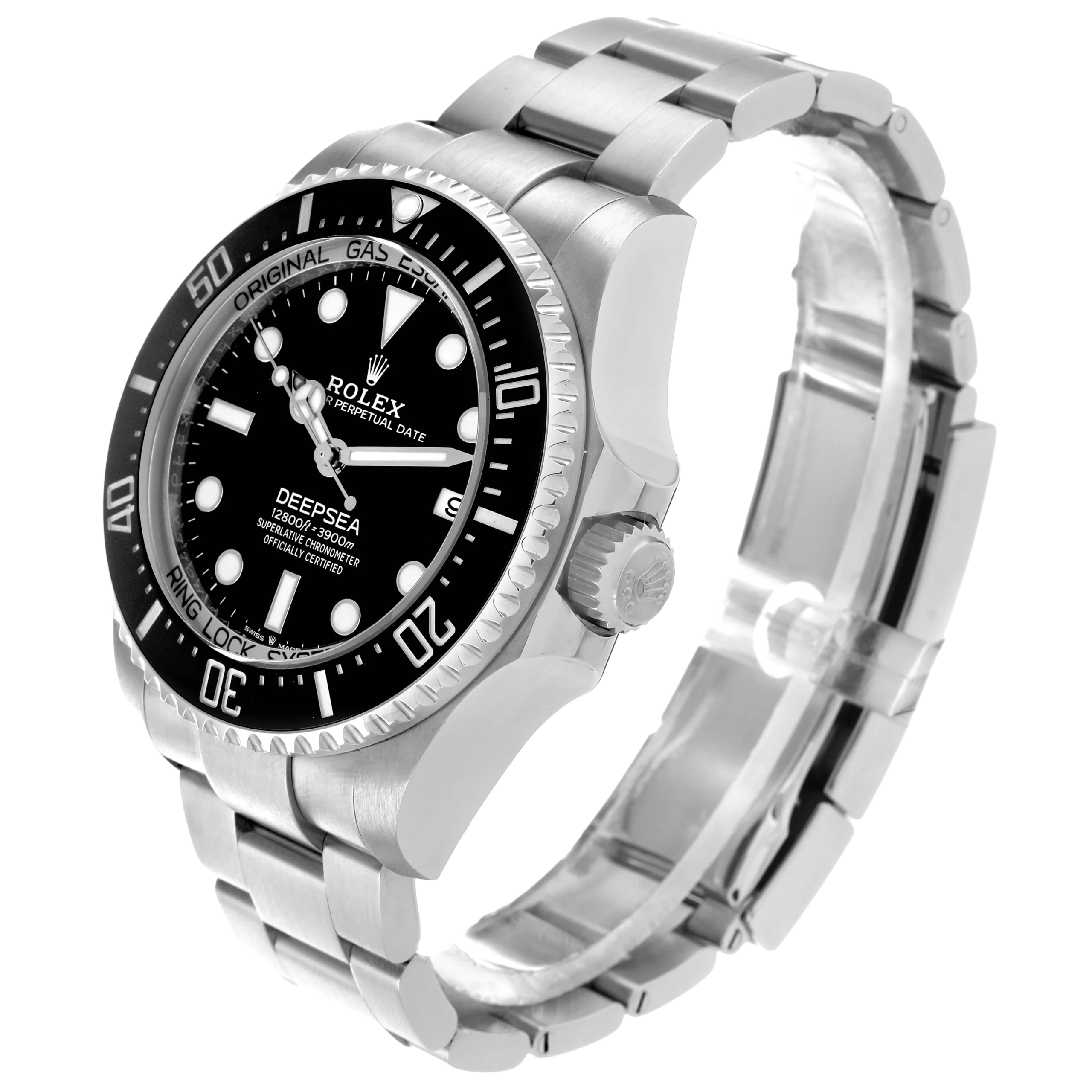 Rolex Seadweller Deepsea Black Dial Steel Mens Watch 136660