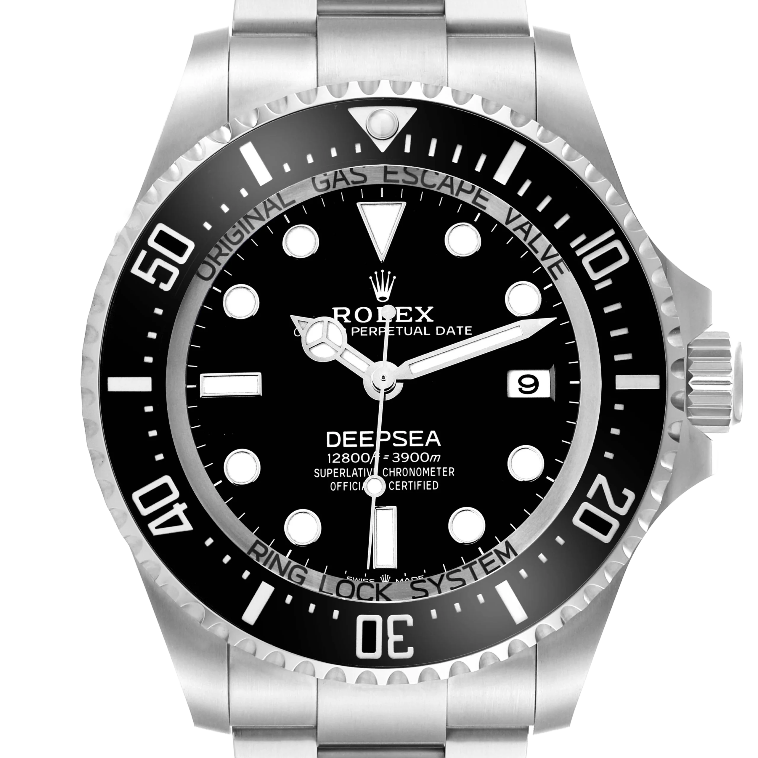 Rolex Seadweller Deepsea Black Dial Steel Mens Watch 136660