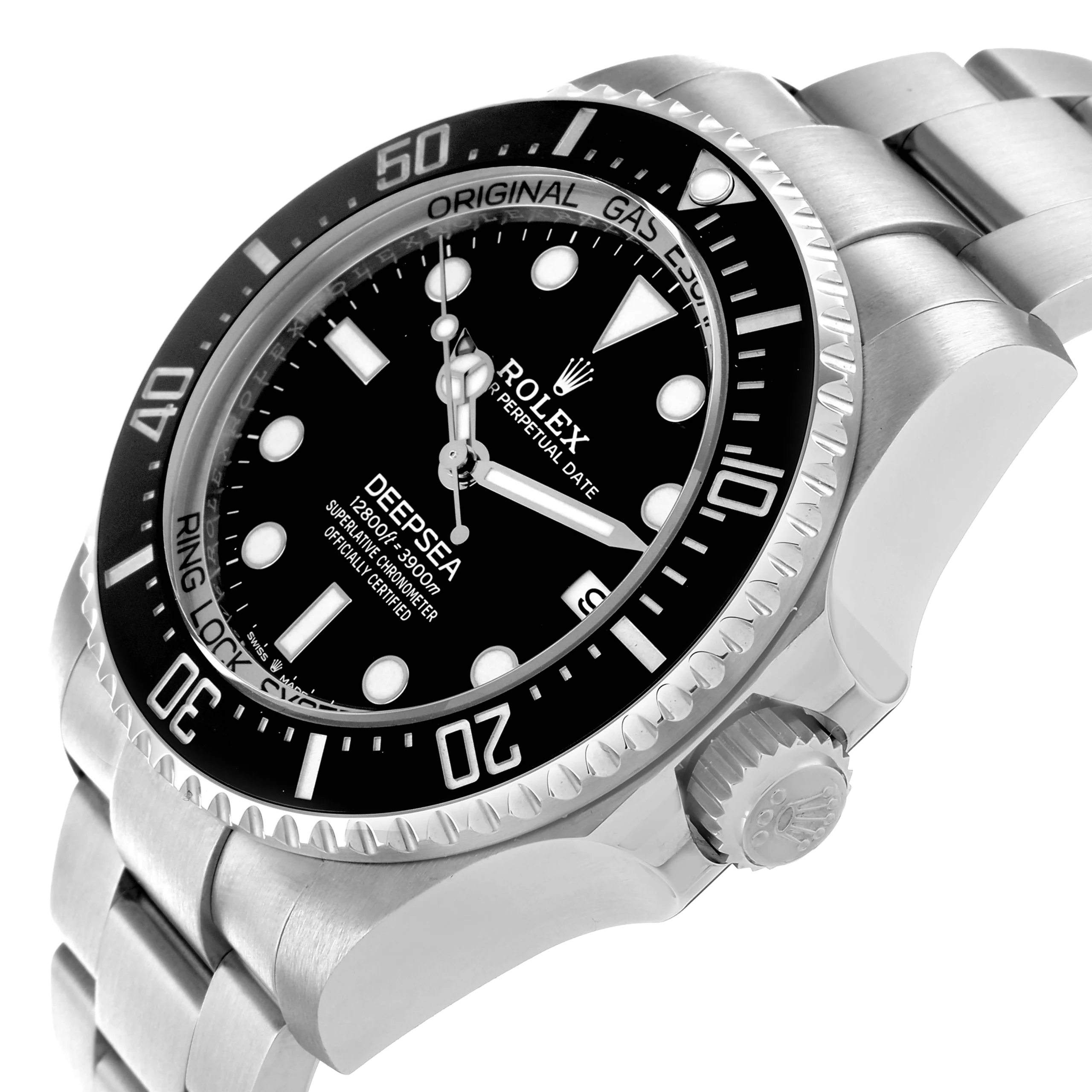 Rolex Seadweller Deepsea Black Dial Steel Mens Watch 136660