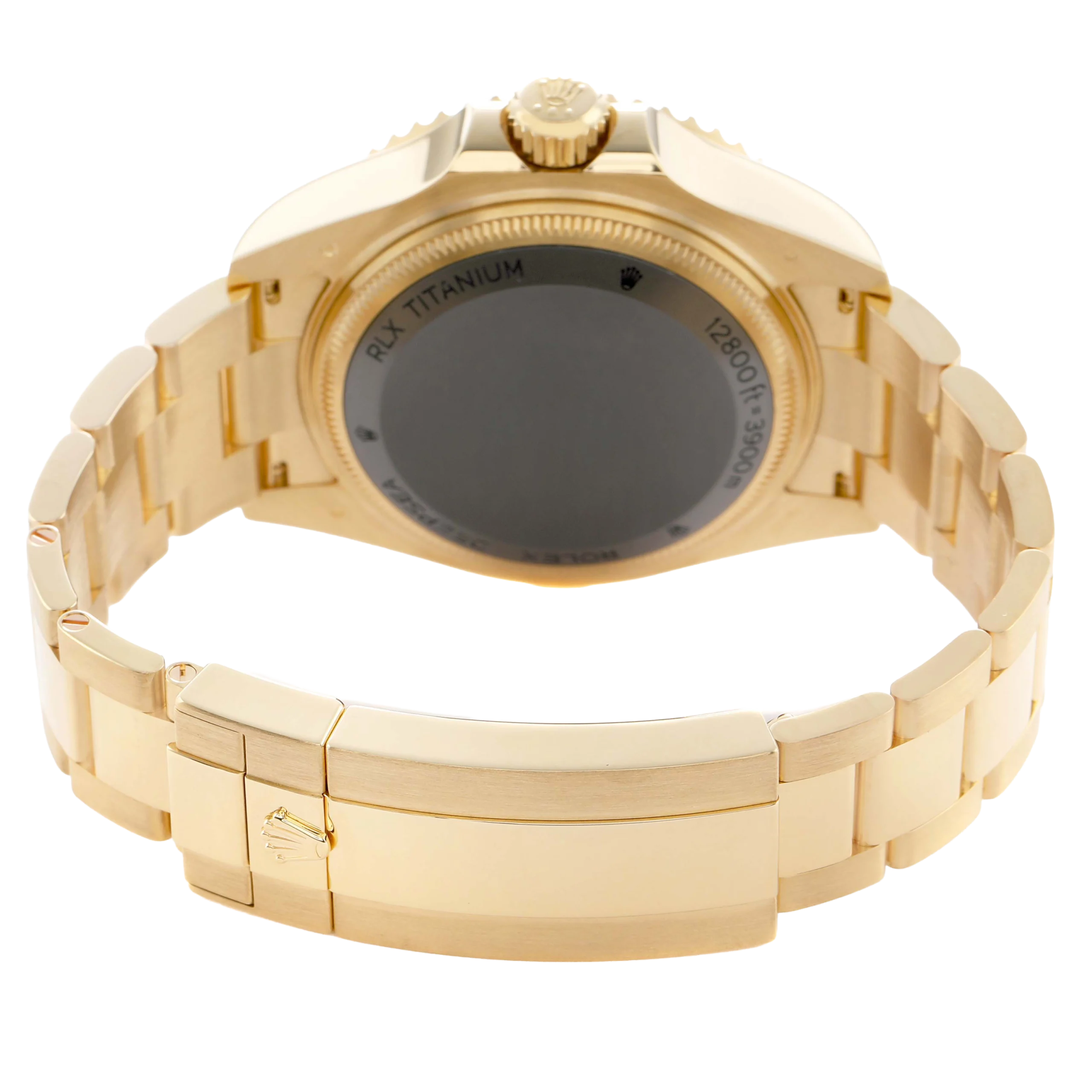 Rolex Seadweller Deepsea 44mm Yellow Gold Blue Dial Mens Watch 136668