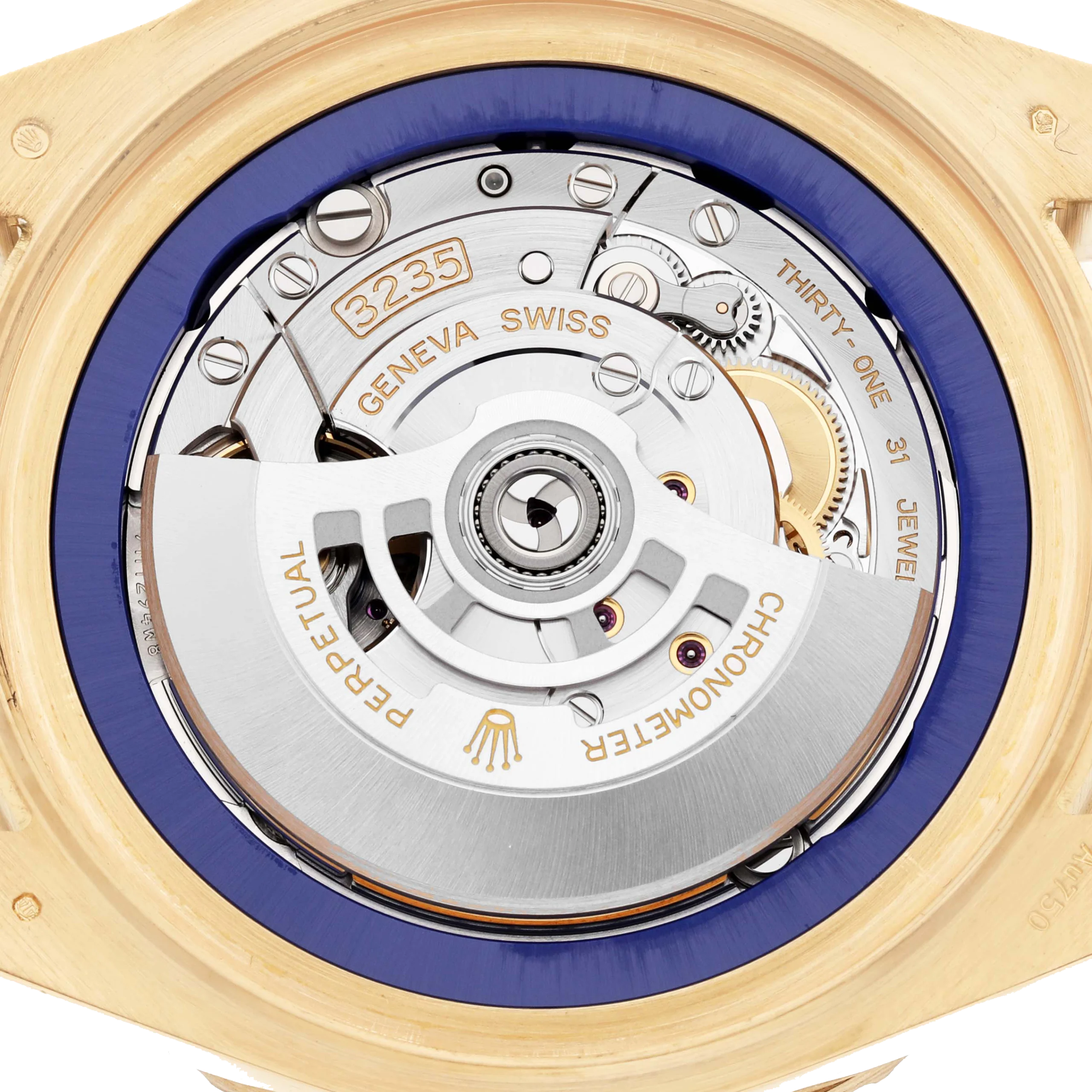 Rolex Seadweller Deepsea 44mm Yellow Gold Blue Dial Mens Watch 136668