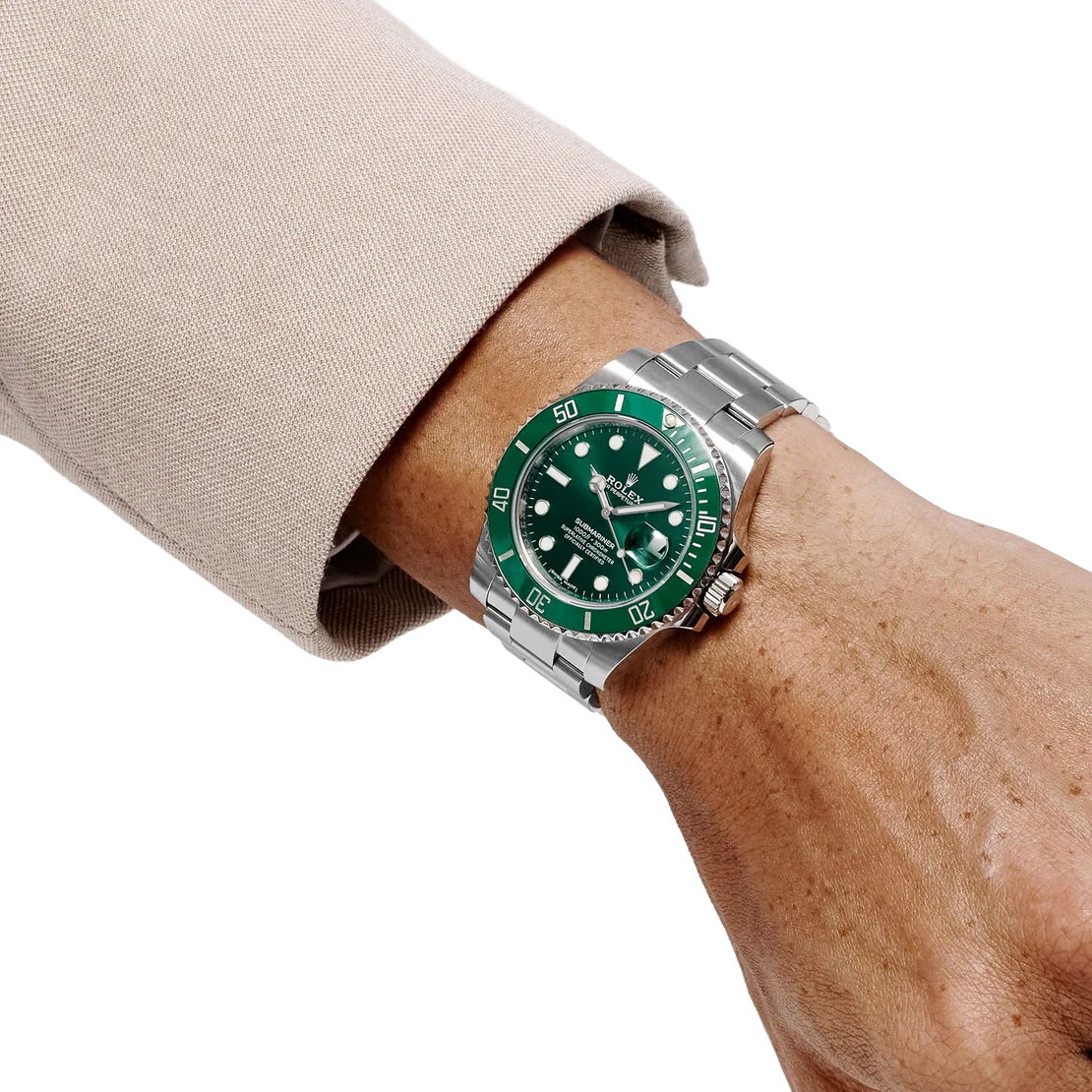 Rolex Submariner 40mm Hulk Steel Green Dial Bezel Mens Watch 116610LV