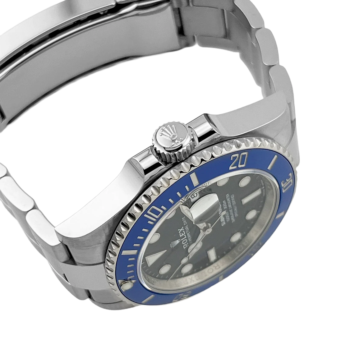 Rolex Submariner 41mm Cookie Monster Blue Ceramic Bezel White Gold Mens Watch 126619