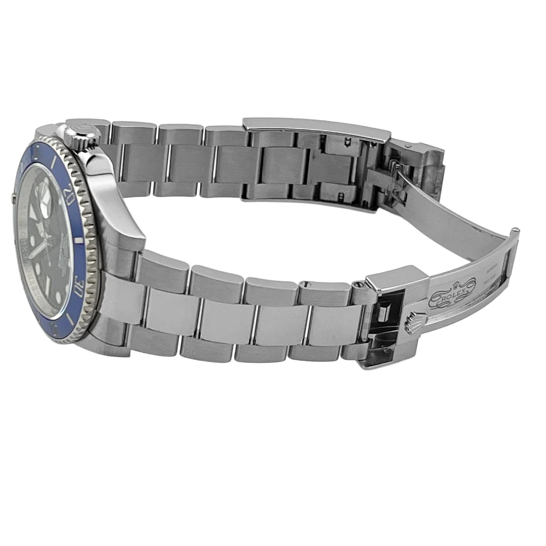 Rolex Submariner 41mm Cookie Monster Blue Ceramic Bezel White Gold Mens Watch 126619