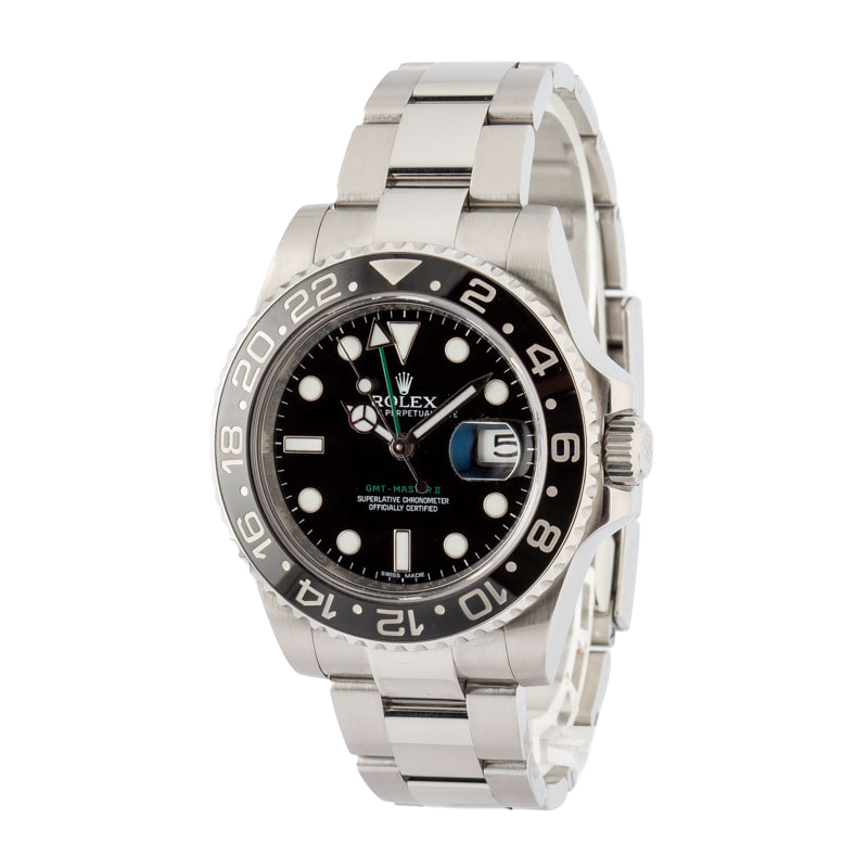 Rolex GMT-Master II 40mm Ref 116710 Black Dial