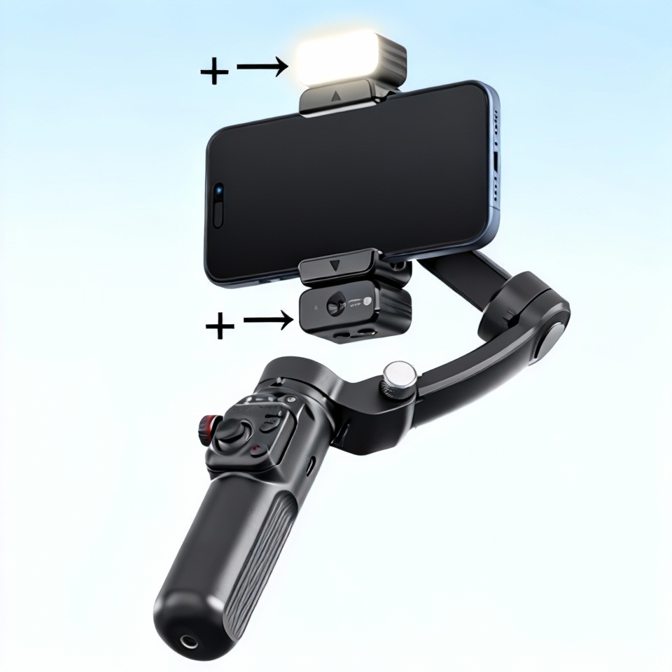 Gimlago 3-Axis Smartphone Gimbal Stabilizer with Auto-Follow