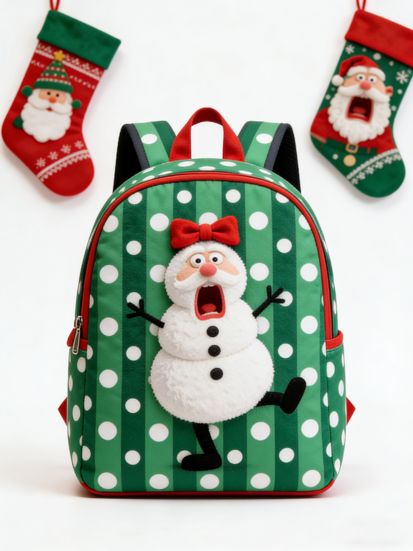 Dancing Happy Snowman Backpack