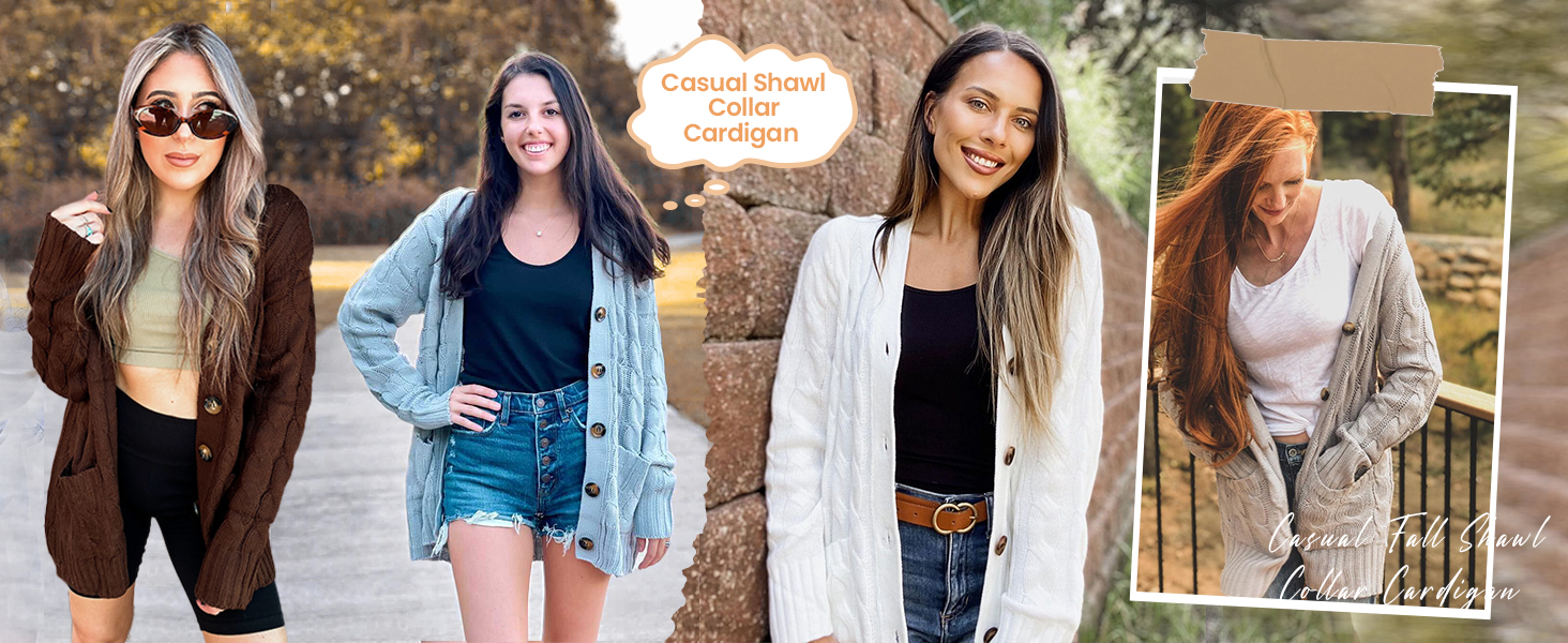 PRETTYGARDEN Womens Cardigans Dressy Casual