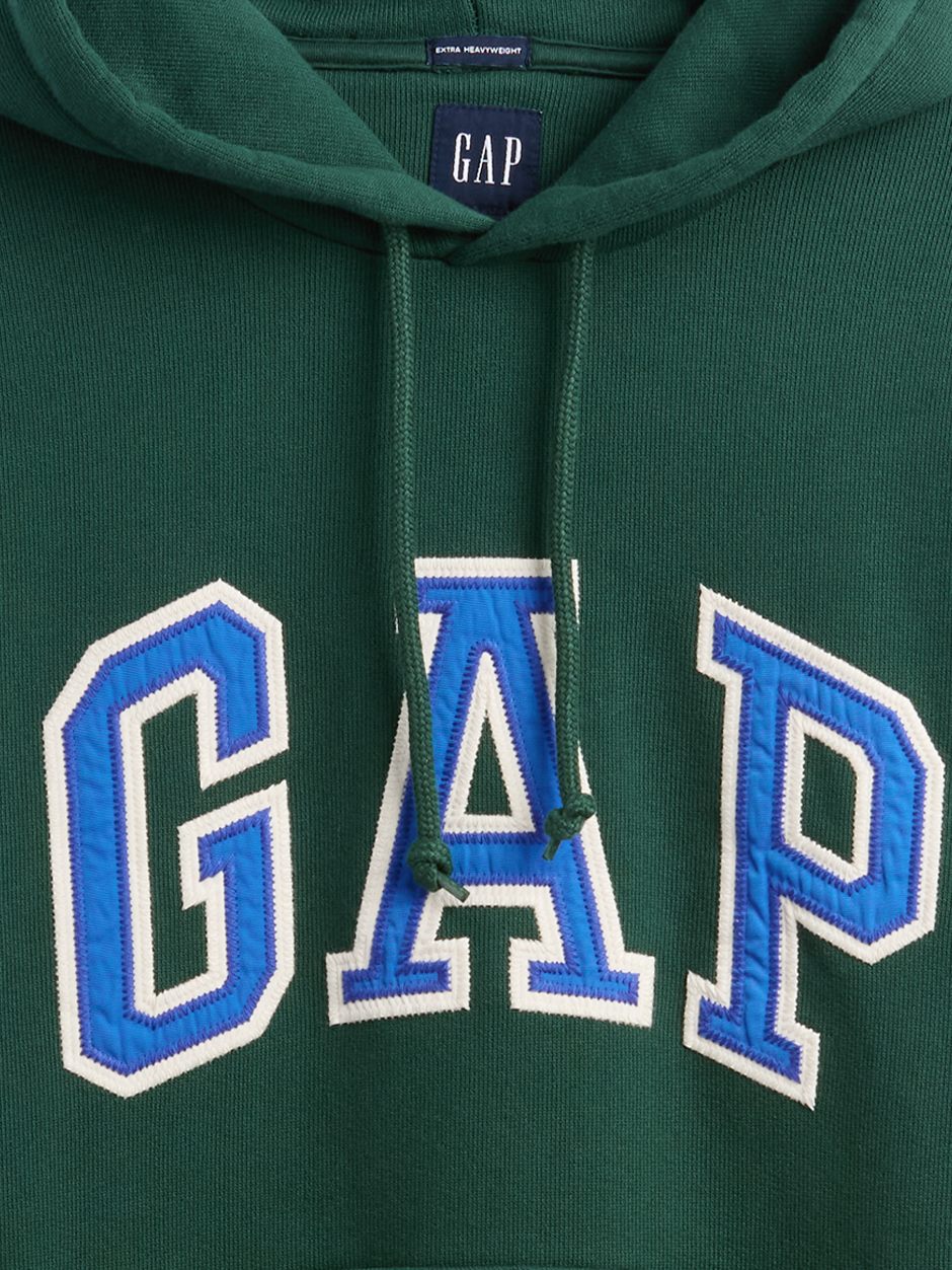 Adult Extra Heavyweight French Terry Oversized Logo Hoodie