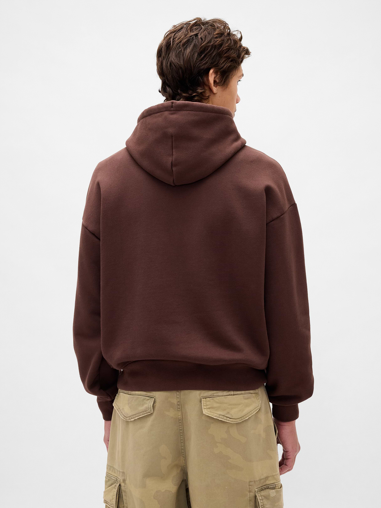 Adult Extra Heavyweight French Terry Oversized Logo Hoodie