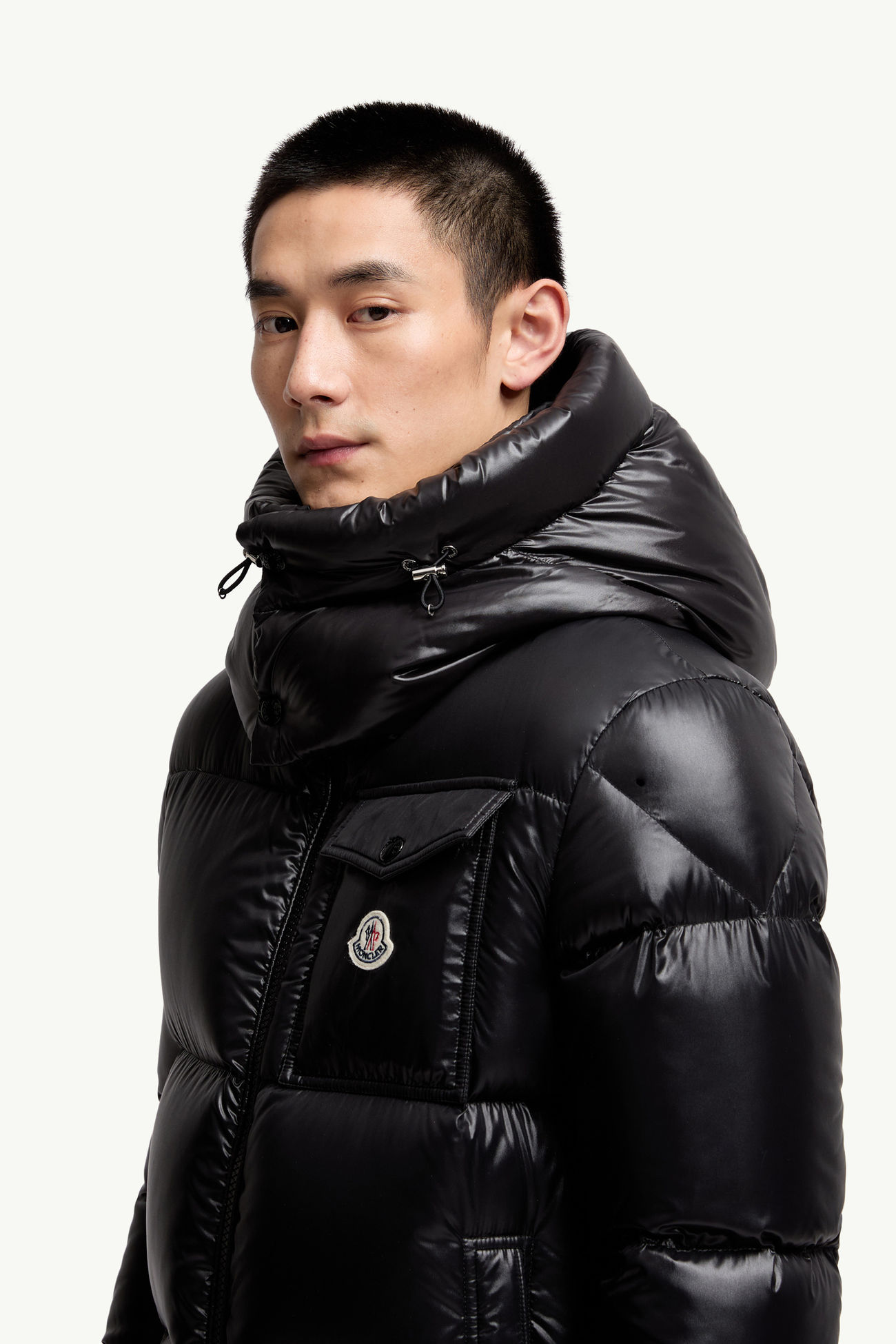Montbeliard Hooded Short Down Jacket