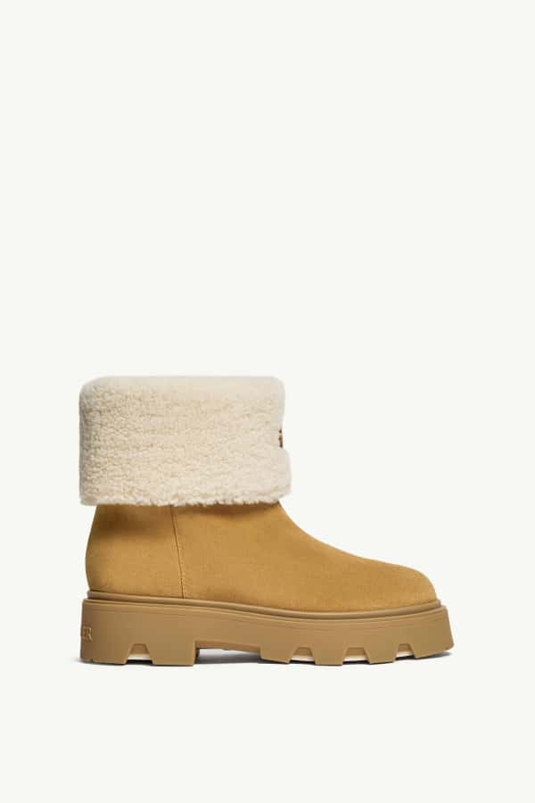 Aurea Mid Suede & Shearling Boots