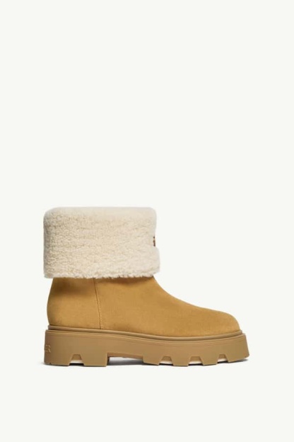 Aurea Mid Suede & Shearling Boots