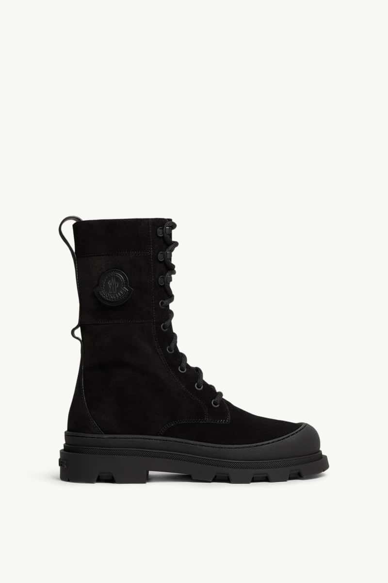 Vera High Suede Lace-Up Boots