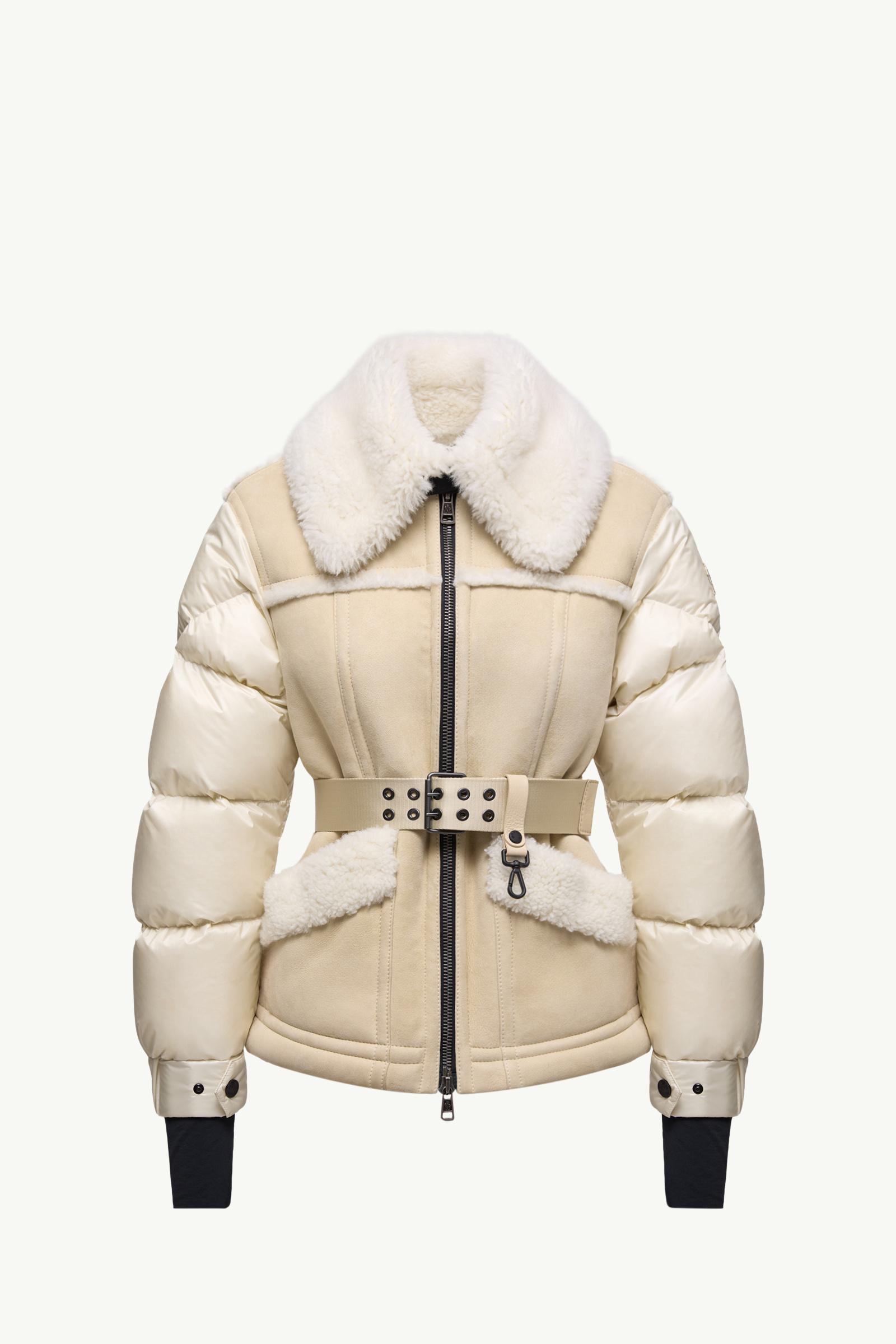 Alvernia Belted Shearling Down Jacket