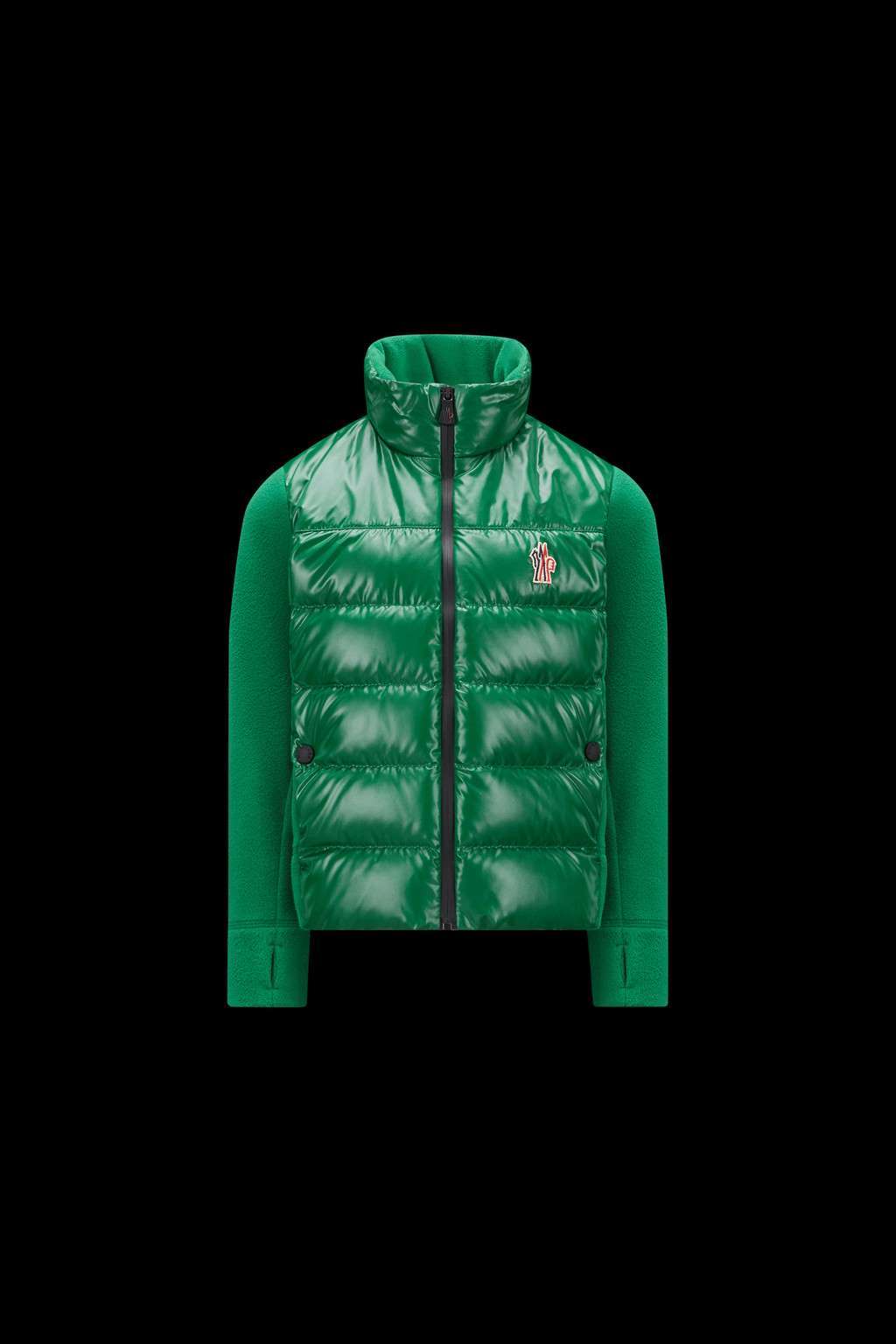 Padded Zip-Up Sweatshirt