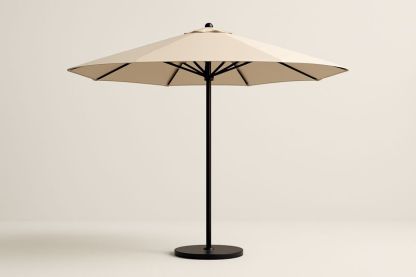 Ombrellone da Giardino Poliestere Beige Ø 300 cm