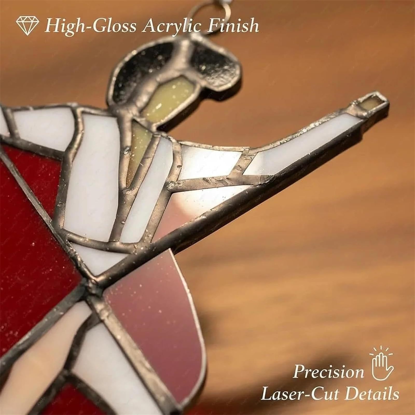 🔥LAST DAY 59% OFF -💃🤘 Handmade Stained Glass Spinner